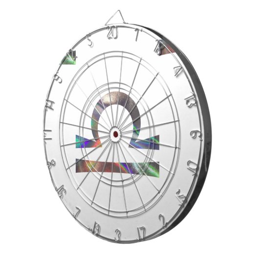 hologram Libra Dartbord (Voorkant Rechts)