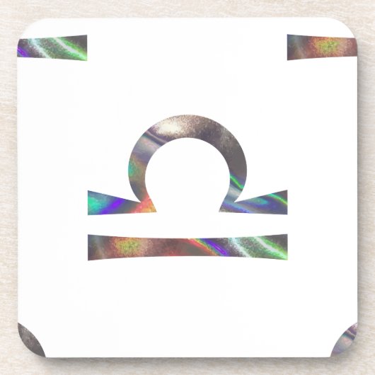 hologram Libra Drankjes Onderzetter (Voorkant)