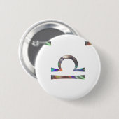 hologram Libra Ronde Button 5,7 Cm (Voorkant /achterkant)