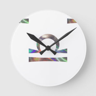 hologram Libra Ronde Klok