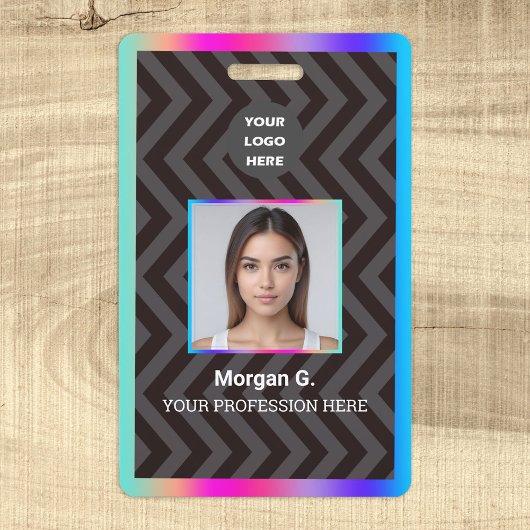 Hologram op maat logo badge
