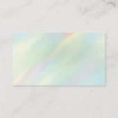 Hologram Pear Modern Visitekaartje van het ministe (Achterkant)