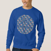 hologram pentagram mannen sweatshirt (Voorkant)