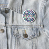 hologram pentagram ronde button 5,7 cm (In situ)