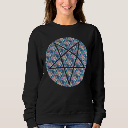 hologram pentagram sweatshirt (Voorkant)