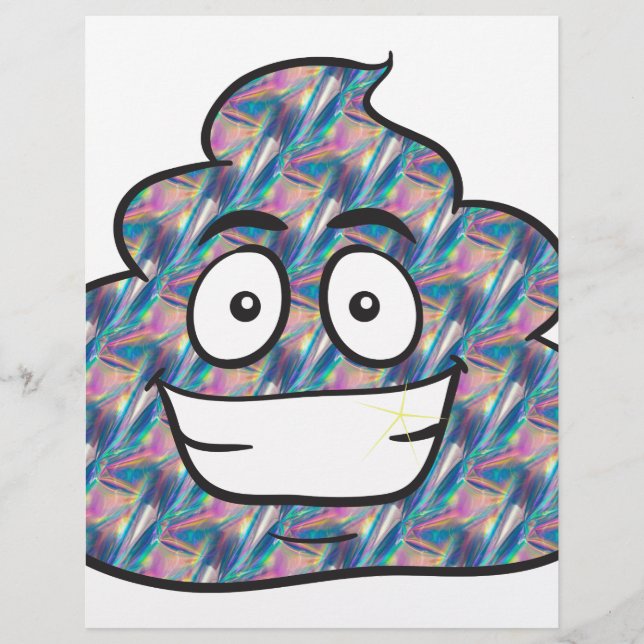 hologram poop emoji (Voorkant)