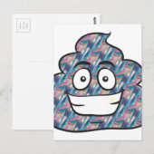 hologram poop emoji briefkaart (Voorkant / Achterkant)