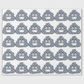 hologram poop emoji cadeaupapier (Vlak)