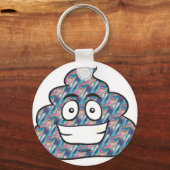 hologram poop emoji sleutelhanger (Voorkant)