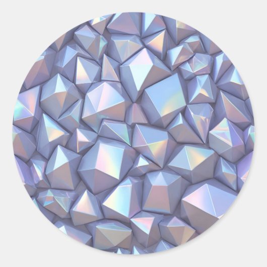 Hologram Ronde Sticker (Voorkant)