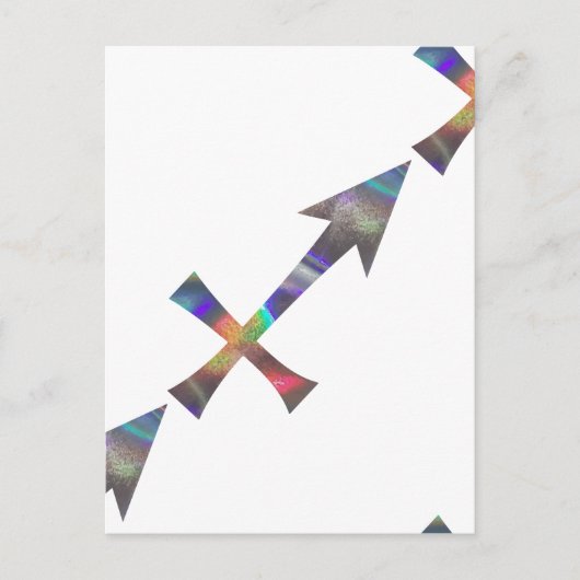 hologram Sagittarius Briefkaart (Voorkant)