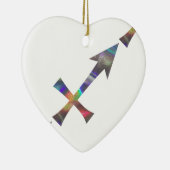 hologram Sagittarius Keramisch Ornament (Rechts)