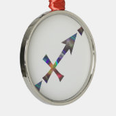 hologram Sagittarius Metalen Ornament (Rechts)