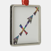 hologram Sagittarius Metalen Ornament (Rechts)