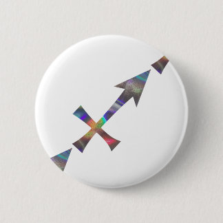 hologram Sagittarius Ronde Button 5,7 Cm