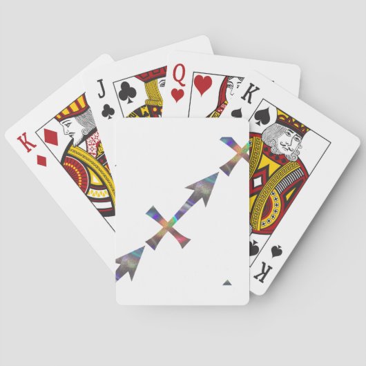 hologram Sagittarius Speelkaarten (Achterkant)