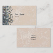 Hologram Sequin Makeup Artist Visitekaartje (Voorkant / Achterkant)