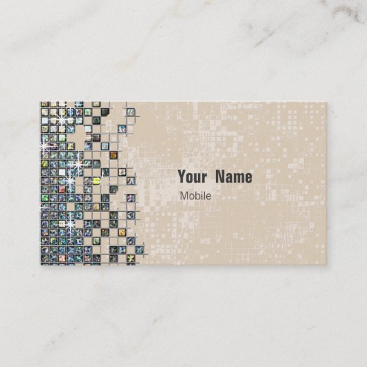 Hologram Sequin Visitekaartje (Voorkant)