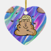 hologram stort trump keramisch ornament (Voorkant)