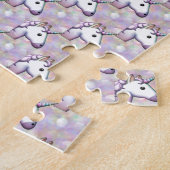 hologram unicorn emoji legpuzzel (Zijkant)
