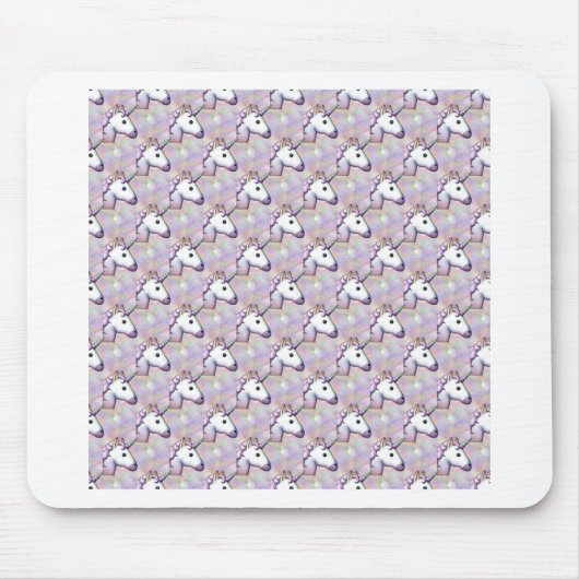hologram unicorn emoji muismat (Voorkant)