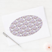 hologram unicorn emoji ovale sticker (Envelop)