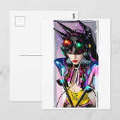 Hologram van haar liefde briefkaart (Voorkant / Achterkant)