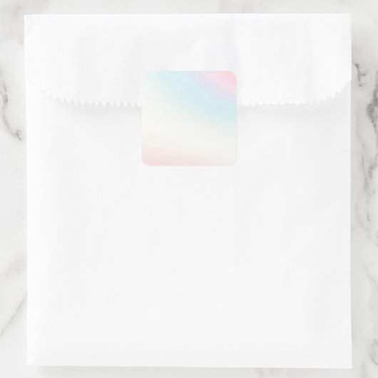 Hologram Vierkante Sticker (Tas)