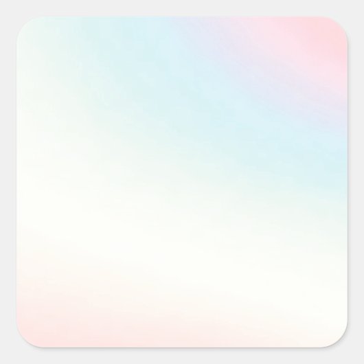 Hologram Vierkante Sticker (Voorkant)