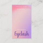 Hologram Wimper extensie Client Record Map Visitekaartje (Voorkant)