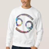 hologramkanker mannen sweatshirt (Voorkant)
