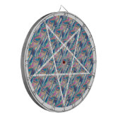 hologrampentagram dartbord (Voorkant Links)