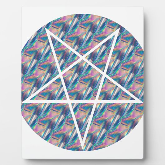 hologrampentagram fotoplaat (Voorkant)