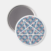 hologrampentagram magneet (Voorkant / Achterkant)