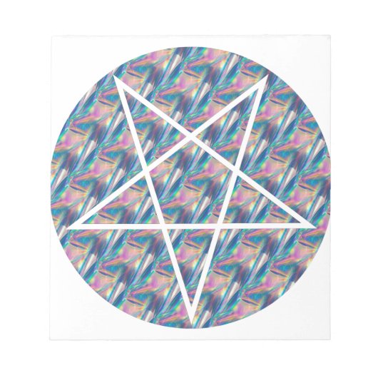 hologrampentagram notitieblok (Voorkant)