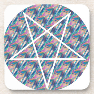 hologrampentagram onderzetter