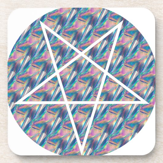hologrampentagram onderzetter (Voorkant)