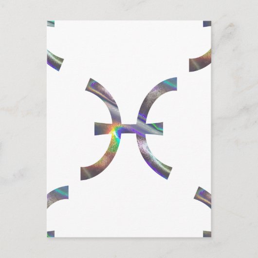 hologrampisces briefkaart (Voorkant)