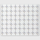 hologrampisces cadeaupapier (Vlak)