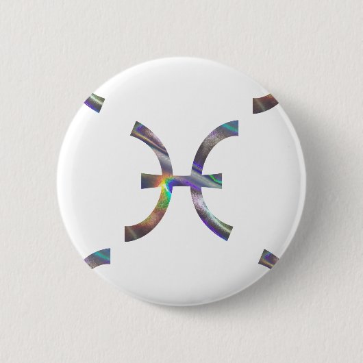 hologrampisces ronde button 5,7 cm (Voorkant)