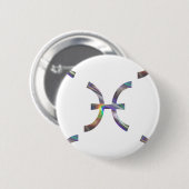 hologrampisces ronde button 5,7 cm (Voorkant /achterkant)