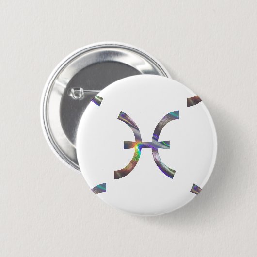 hologrampisces ronde button 5,7 cm (Voorkant /achterkant)