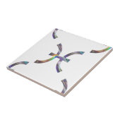 hologrampisces tegeltje (Zijkant)