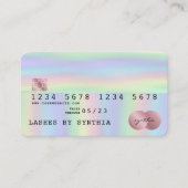 Holograph Credit Kaart Style Holografische Folie Visitekaartje (Voorkant)