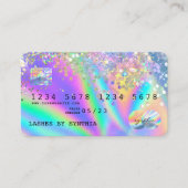 Holograph Modern Credit Kaart Style add logo Visitekaartje (Voorkant)