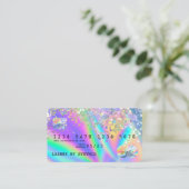 Holograph Modern Credit Kaart Style add logo Visitekaartje (Staand voorkant)