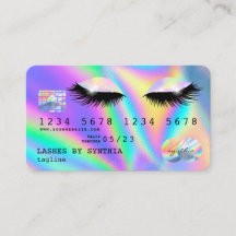 Holograph Modern Eyes Lashes Credit Kaart