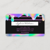 Holograph Unicorn Credit Kaart voeg uw logo toe Visitekaartje (Achterkant)