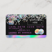 Holograph Unicorn Credit Kaart voeg uw logo toe Visitekaartje (Voorkant)