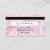 Holograph Unicorn Pink Credit Kaart wimpers Visitekaartje (Achterkant)